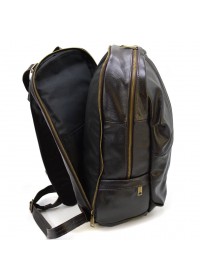 Мужской рюкзак из натуральной кожи коричневого цвета Tarwa FC-7340-3md