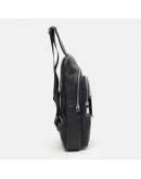 Фотография Мужской кожаный черный слинг Keizer K13316bl-black