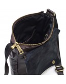 Фотография Темно-коричневая кожаная мужская сумка на плечо Tarwa GC-1302-3md