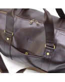 Фотография Кожаная дорожная коричневая спортивная сумка TARWA GC-0320-4lx