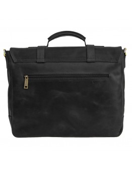 Портфель черный мужской кожаный винтажный TARWA RA-0001-4lx