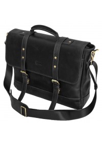 Портфель черный мужской кожаный винтажный TARWA RA-0001-4lx