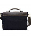 Фотография Мужская сумка-портфель из плотного канваса и натуральной кожи TARWA RGc-3960-3md