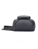 Фотография Большой черный рюкзак на одно плечо сумка слинг 4025A