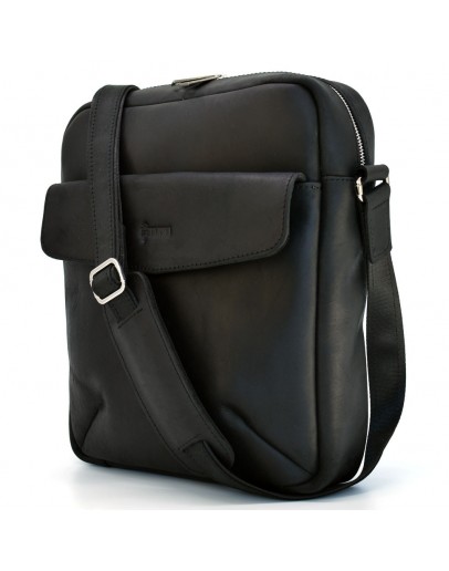 Фотография Кожаная винтажная сумка формата А4 на плечо TARWA RA-1810-4lx