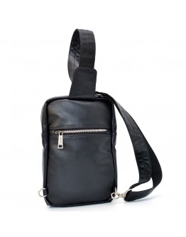 Мужской кожаный рюкзак - слинг на 1 шлейку TARWA GA-0904-4lx