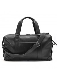 Кожаная черная дорожная спортивная сумка TARWA GA-0320-4lx