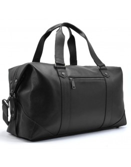 Кожаная черная дорожная спортивная сумка TARWA GA-0320-4lx