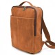 Кожаный мужской рыжий вместительный рюкзак Tarwa RB-7280-3md