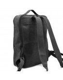 Фотография Кожаный рюкзак для ноутбука черного цвета на два отделения Tarwa RA-7280-3md
