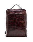 Фотография Кожаный мужской рюкзак для ноутбука c рисунком под рептилию TARWA REP1-1239-4lx