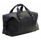 Мужская черная кожаная вместительная дорожная сумка TARWA FA-0320-4lx