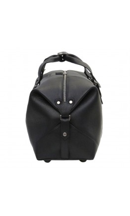 Мужская черная кожаная вместительная дорожная сумка TARWA FA-0320-4lx
