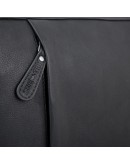 Фотография Черная вместительная кожаная сумка через плечо HILL BURRY HB3075A