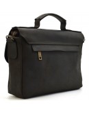 Фотография Кожаная мужская коричневая сумка-портфель на плечо с ручкой TARWA RC-6008-3md