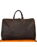 Фотография Большая дорожная коричневая сумка из прочной натуральной кожи TARWA RC-9551-4lx