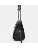 Фотография Женская кожаная черная сумка Ricco Grande K1599-black