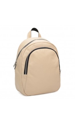 Женский кожаный бежевый рюкзак Ricco Grande 1l600-beige
