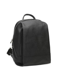 Кожаный черный женский рюкзак Ricco Grande 1l606-black