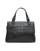 Фотография Женская кожаная сумка среднего размера Ricco Grande K1619-black