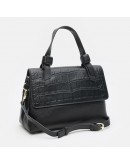 Фотография Женская кожаная сумка среднего размера Ricco Grande K1619-black