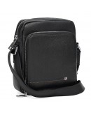 Фотография Сумка мужская кожаная на плечо K16207-black