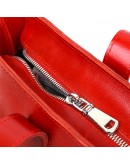 Фотография Красная женская сумка-шоппер из натуральной кожи Shvigel 16366