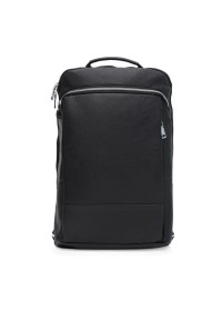 Вместительный кожаный мужской рюкзак Ricco Grande K16475bl-black