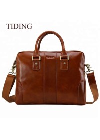 Мужская сумка-портфель из натуральной кожи tid1046 Tiding