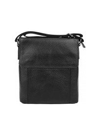 Черная кожаная сумка через плечо 1t8153m-black