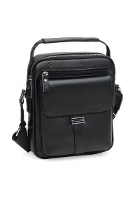 Мужская кожаная сумка - барсетка Keizer K18207bl-black