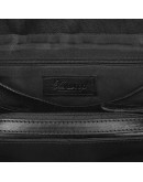 Фотография Черная кожаная фирменная сумка на плечо Ashwood 8342 BLACK