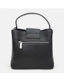 Фотография Женская кожаная черная сумка Ricco Grande K1MH9001-black