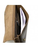 Фотография Кожаная мужская коричневая папка А4 с клапаном Tarwa RC-3724-4lx