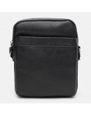 Фотография Мужская кожаная сумка на плечо Keizer K19748-black