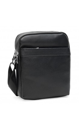 Мужская кожаная сумка на плечо Keizer K19748-black