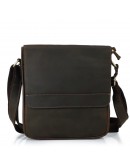 Фотография Мужская кожаная сумка на плече винтажная Tiding Bag B2-003R