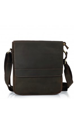 Мужская кожаная сумка на плече винтажная Tiding Bag B2-003R