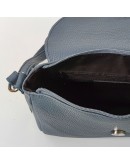 Фотография Женская кожаная сумка голубого цвета Grays F-AV-FV-002BL