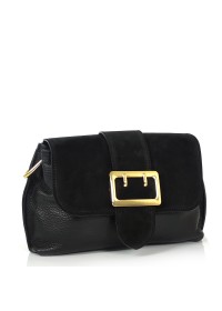 Женская кожаная черная сумочка Grays F-AV-FV-003A