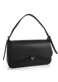 Женская черная кожаная сумка Grays F-AV-FV-022A