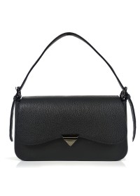 Женская черная кожаная сумка Grays F-AV-FV-022A