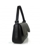Фотография Женская черная кожаная сумка Grays F-AV-FV-022A