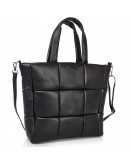 Фотография Женская черная кожаная сумка-шоппер Grays F-AV-FV-049A