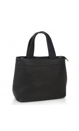 Женская черная кожаная сумка Grays F-FL-BB-2466A
