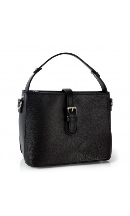 Женская черная кожаная сумка c ручкой Grays F-FL-BB-6123A