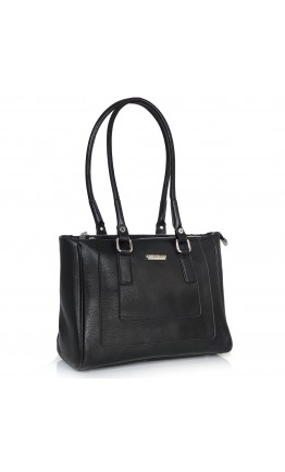 Классическая черная женская деловая сумка Karya F-S-BB-5022A