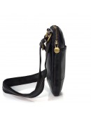 Фотография Мужская кожаная черная сумка на плечо Firenze Italy IF-S-0001A