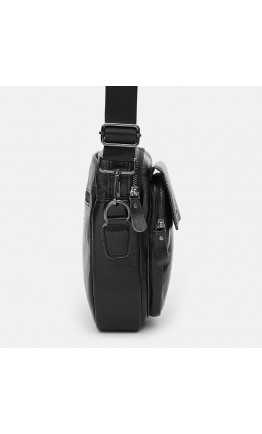 Mужская кожаная сумка - барсетка Keizer K1338a-black
