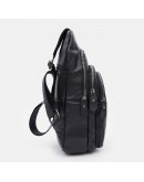 Фотография Мужской кожаный рюкзак - слинг Keizer K14036bl-black